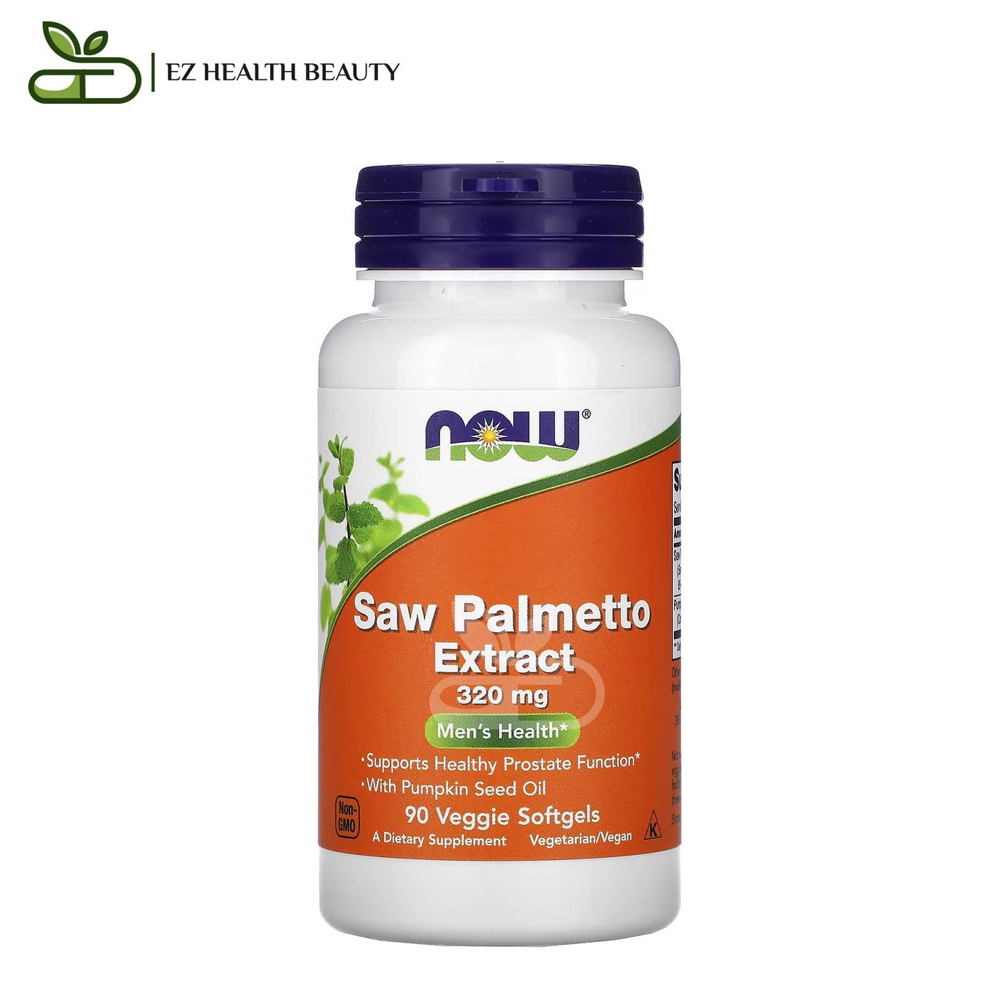 NOW Foods Saw Palmetto Extract Men's Health 320 mg (90 Veggie Softgels)