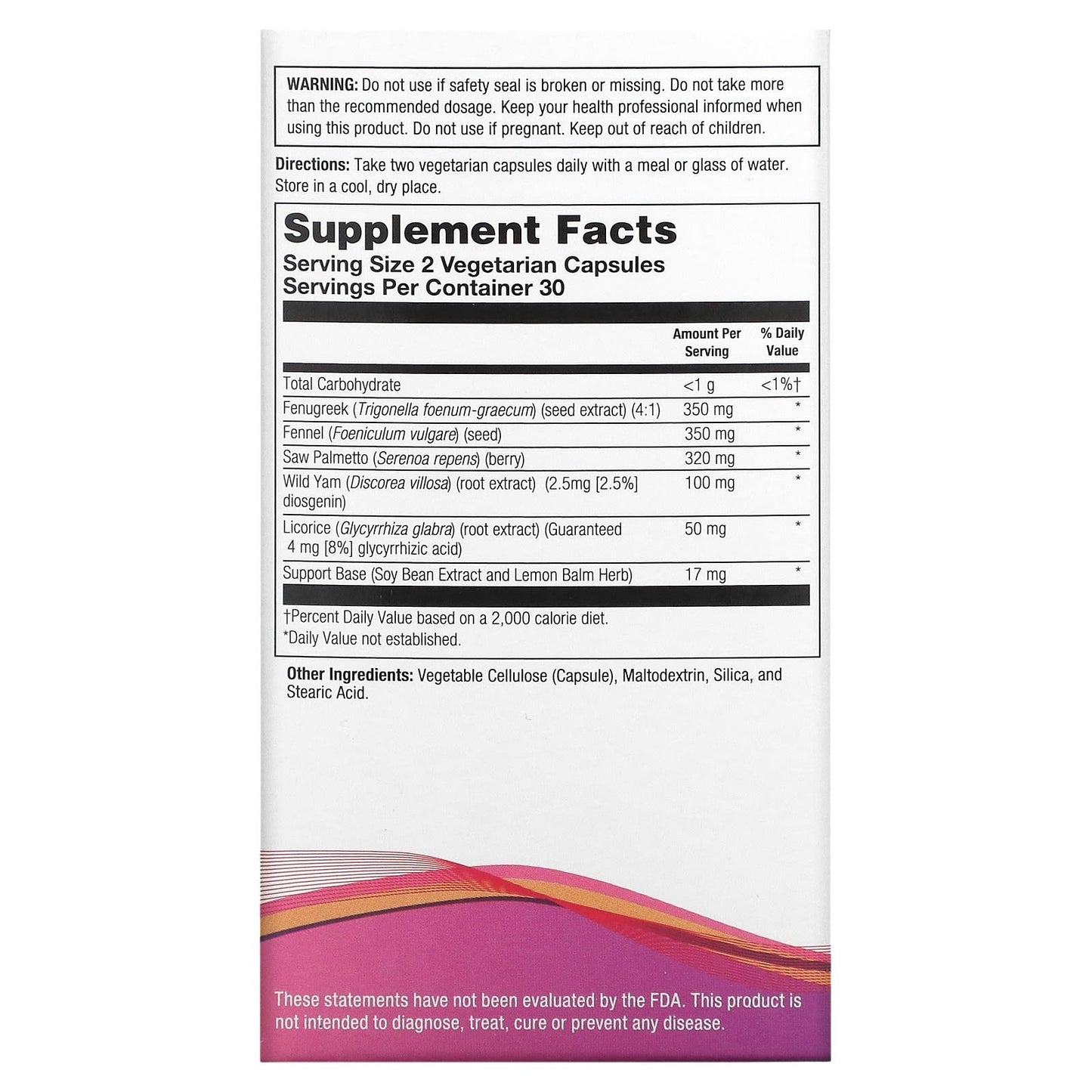 Natural balance great curves capsules breast firmer and supporter - 60 Vegetarian Capsules