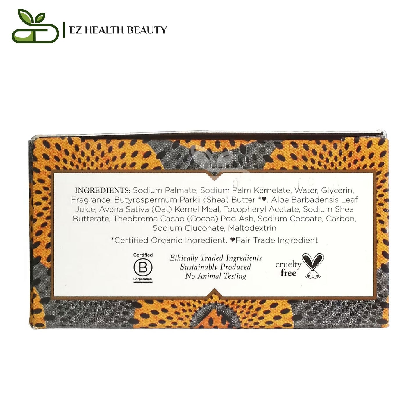 African Black Soap Detoxifying and Balancing For Skin Nubian Heritage 142 GM