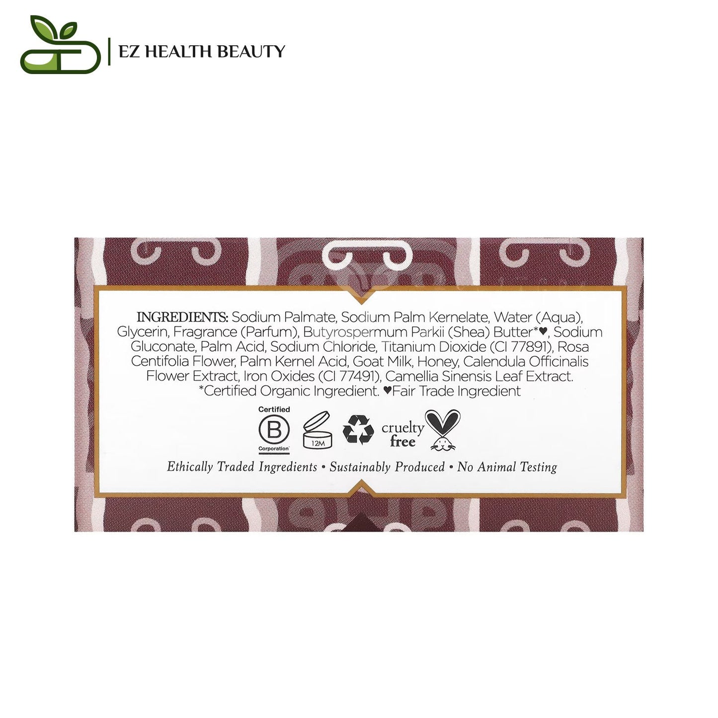 Nubian Heritage Goat`s Milk and Chai Bar Soap 142 GM