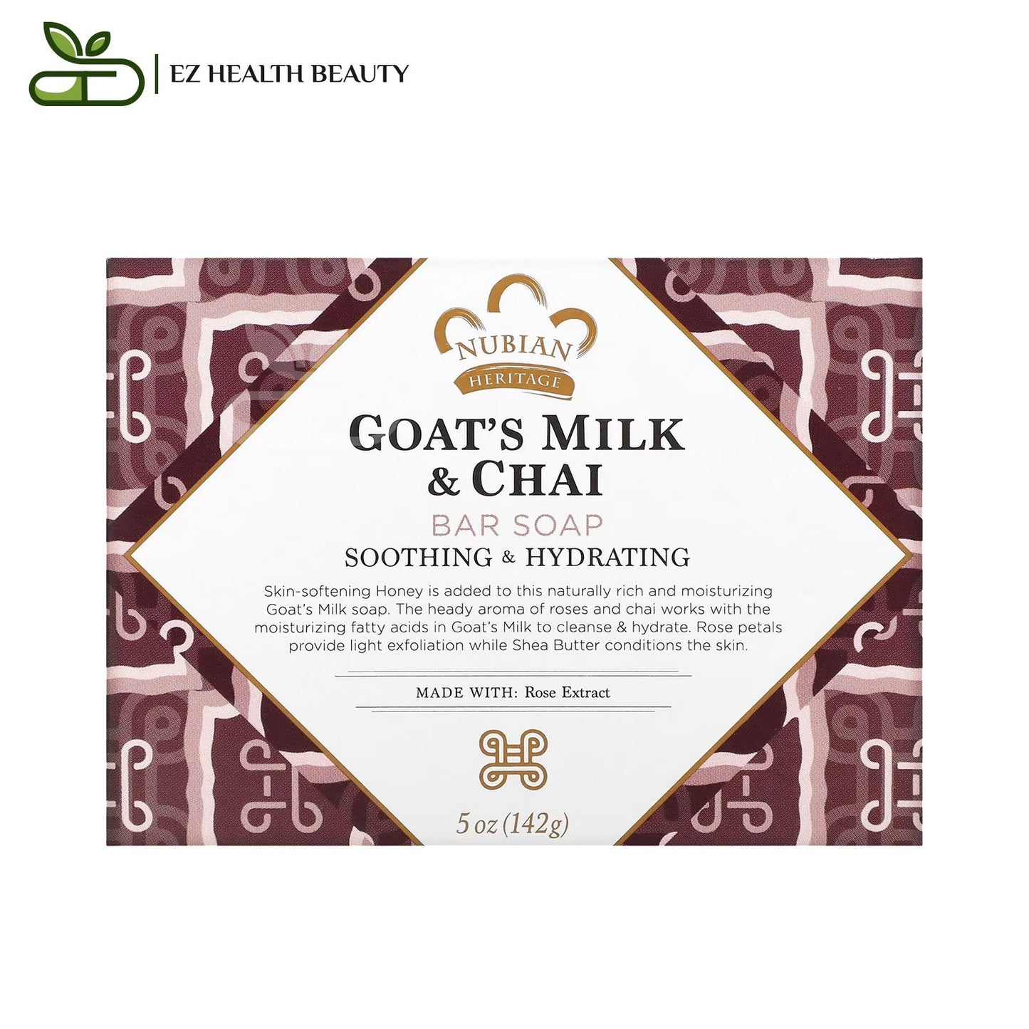 Nubian Heritage Goat`s Milk and Chai Bar Soap 142 GM