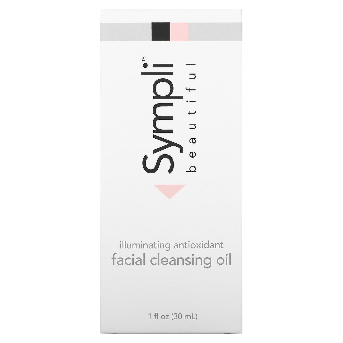 Sympli beautiful face cleansing oil illuminating antioxidant and deeply moisturizing - 1 fl oz (30 ml)