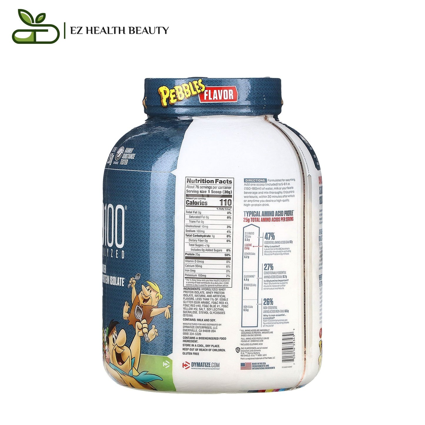 Iso 100 Protein Hydrolyzed 100% Whey Protein Isolate Fruity Pebbles 2,3 KG