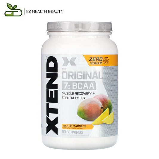 احماض امينية BCAA إكستند أوريجينال لتعزيز العضلات نكهة جنون المانجو 1.26 كجم The Original 7G BCAA Xtend