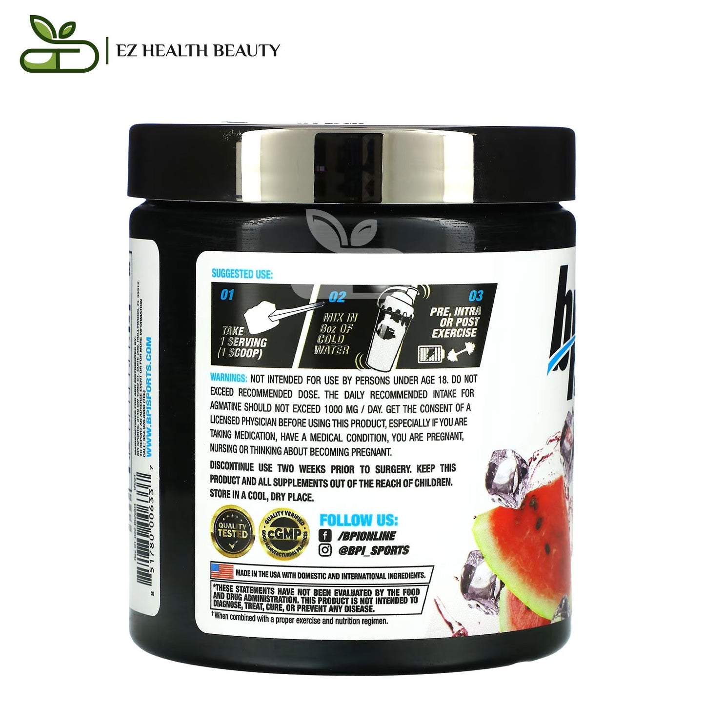 BPI Sports The Original Best BCAA Watermelon ICE 300 GM