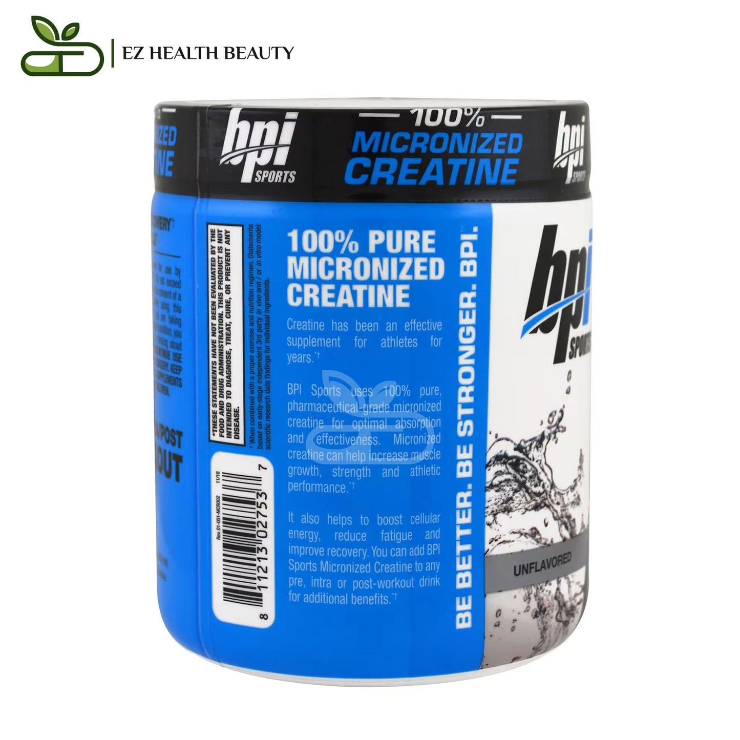 BPI Sports Micronized Creatine Muscle Builder Limited Edition Unflavored 300 GM