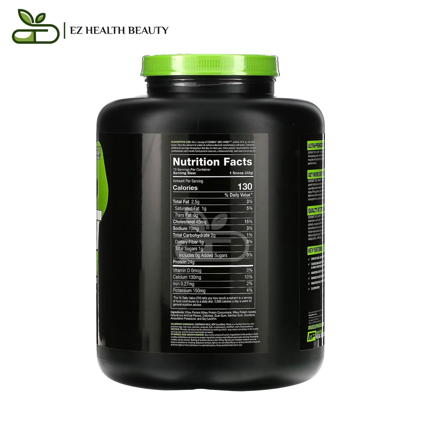 Musclepharm Combat Whey Protein Vanilla 2,269 GM