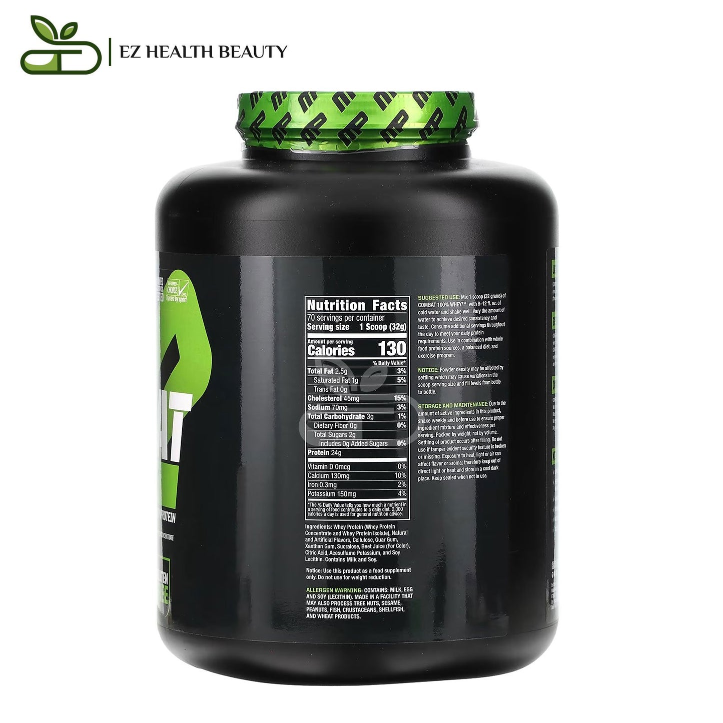 Musclepharm Combat Whey Protein Strawberry 2,269 GM