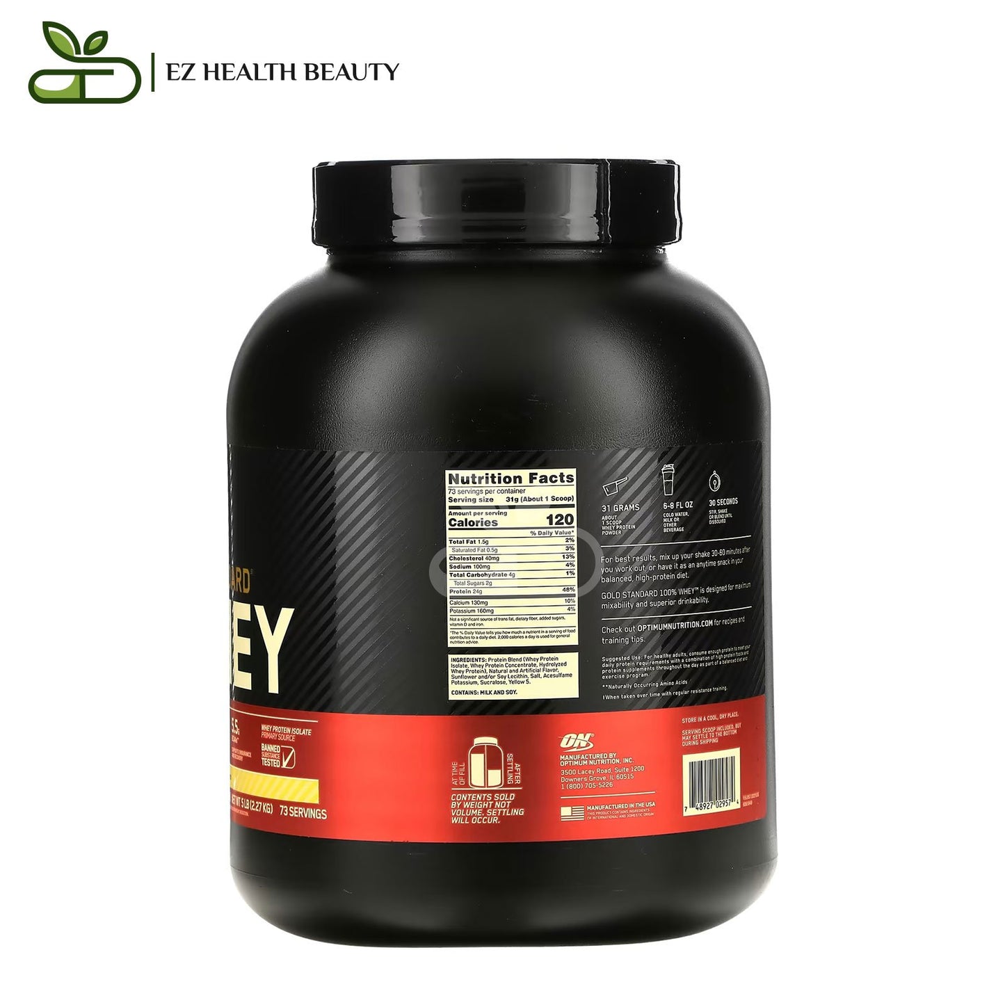 Optimum Nutrition Gold Standard Whey Banana Cream 2,27 KG