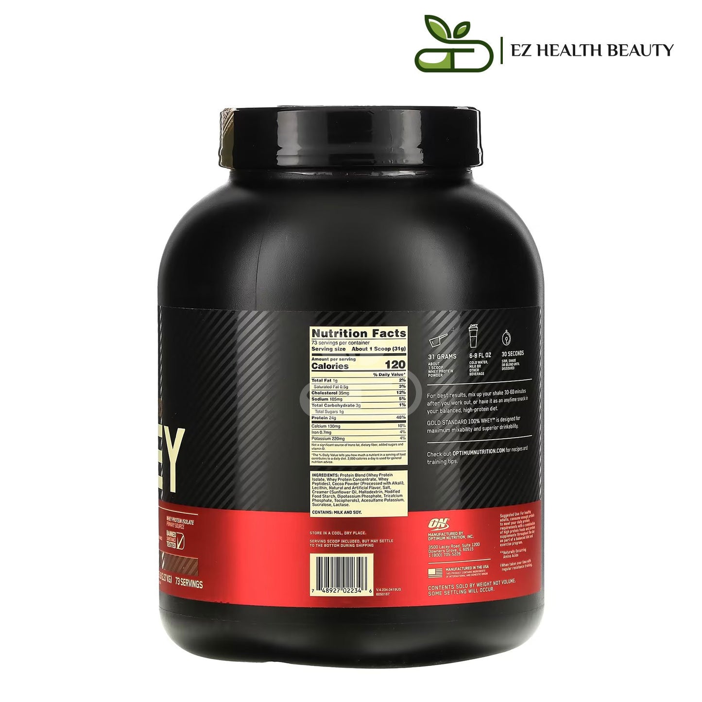 Optimum Nutrition Gold Standard Whey Chocolate Malt 2,27 KG