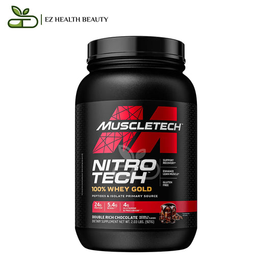 Performance Series Nitro Tech Whey Gold supplement Double Rich Chocolate MuscleTech - (921 g)