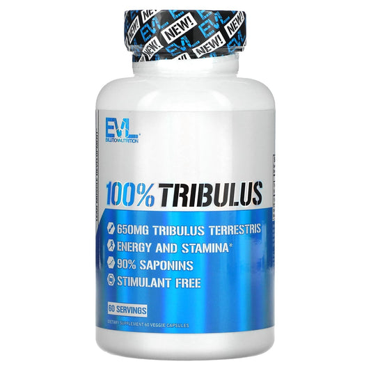 EVLution Nutrition Tribulus supplement Testosterone Booster for Men 60 capsules