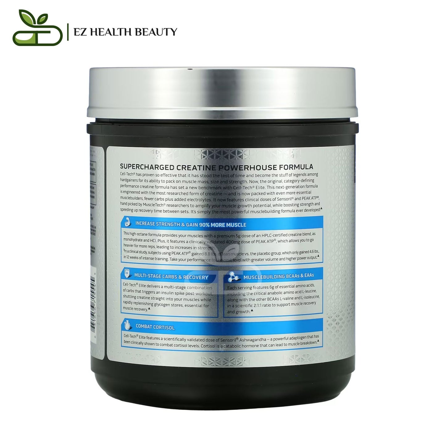 CELL TECH Elite Supplement Icy Berry Slushie MuscleTech to increasing muscle mass - (594 g)