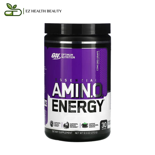 Essential Amino Energy Concord Grape Optimum Nutrition - (270 g) for Raising energy levels