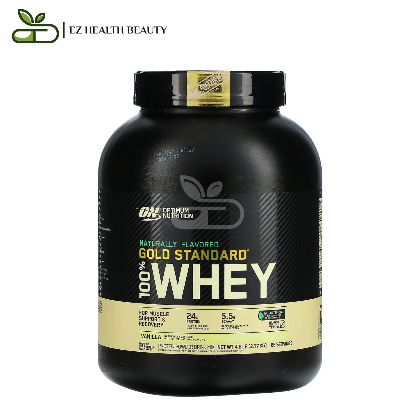 Optimum Nutrition Gold Standard Whey Protein Naturally Flavored Vanilla 2,17 KG