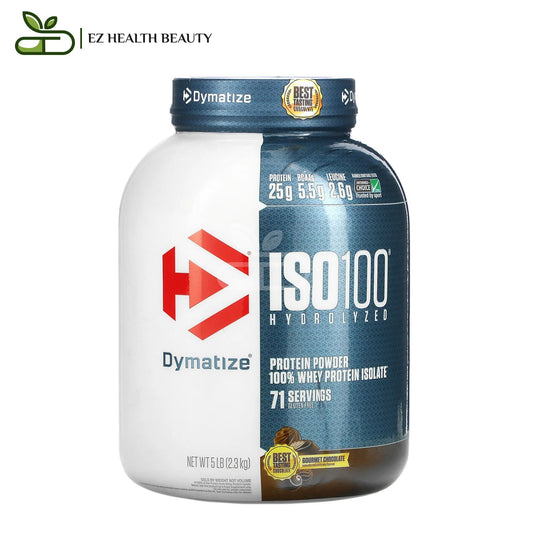 Dymatize Iso 100 ديماتيز إيزو المتحلل مائيًا بروتين شرش اللبن المعزول بنكهة الشوكولاتة الفاخرة 2,3 كجم