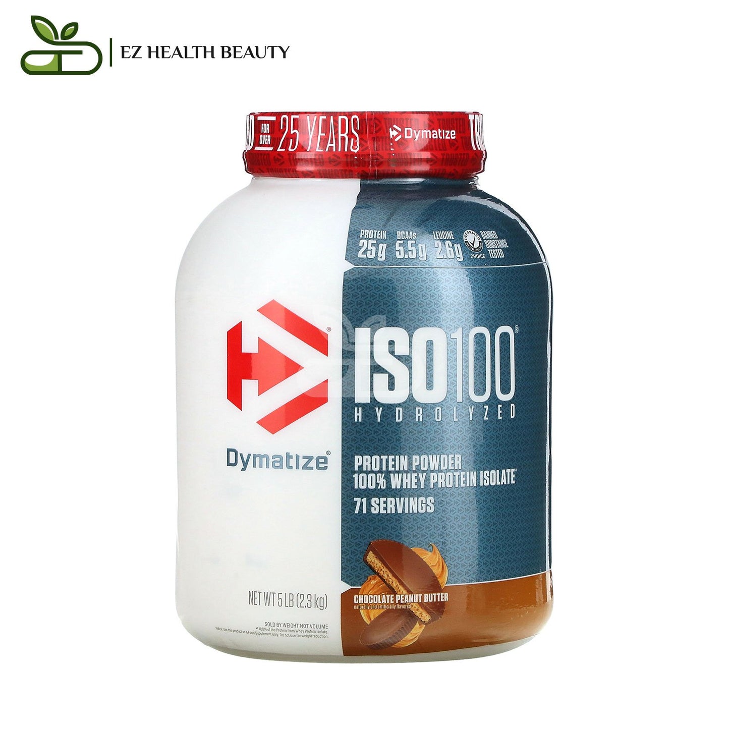 Dymatize Iso 100 Hydrolyzed 100% Whey Protein Isolate Chocolate Peanut Butter 2,3 KG