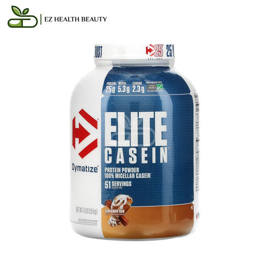 بودر بروتين كازين إليت Elite Casein Dymatize كعكة القرفة 1,8 كجم