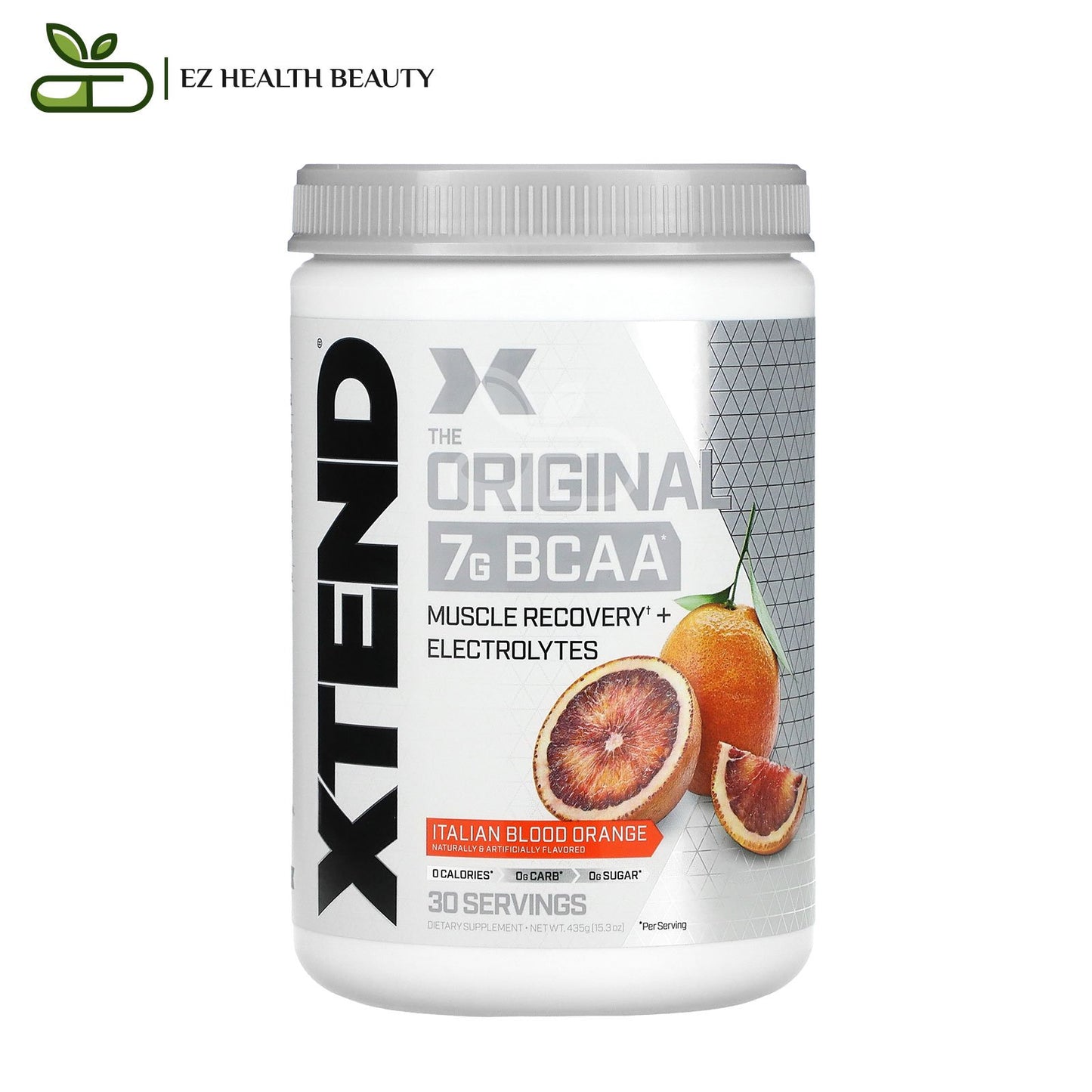 إكستند أوريجينال لتقوية العضلات نكهة البرتقال الأحمر الإيطالي 435 جرامًا Original 7G BCAA Xtend