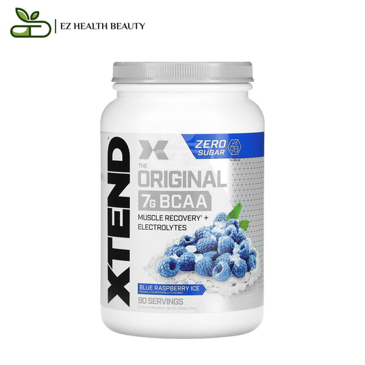 بروتين BCAA إكستند أوريجينال لتعزيز العضلات توت العليق الأزرق المثلج 1,26 كجم The Original 7G BCAA Xtend