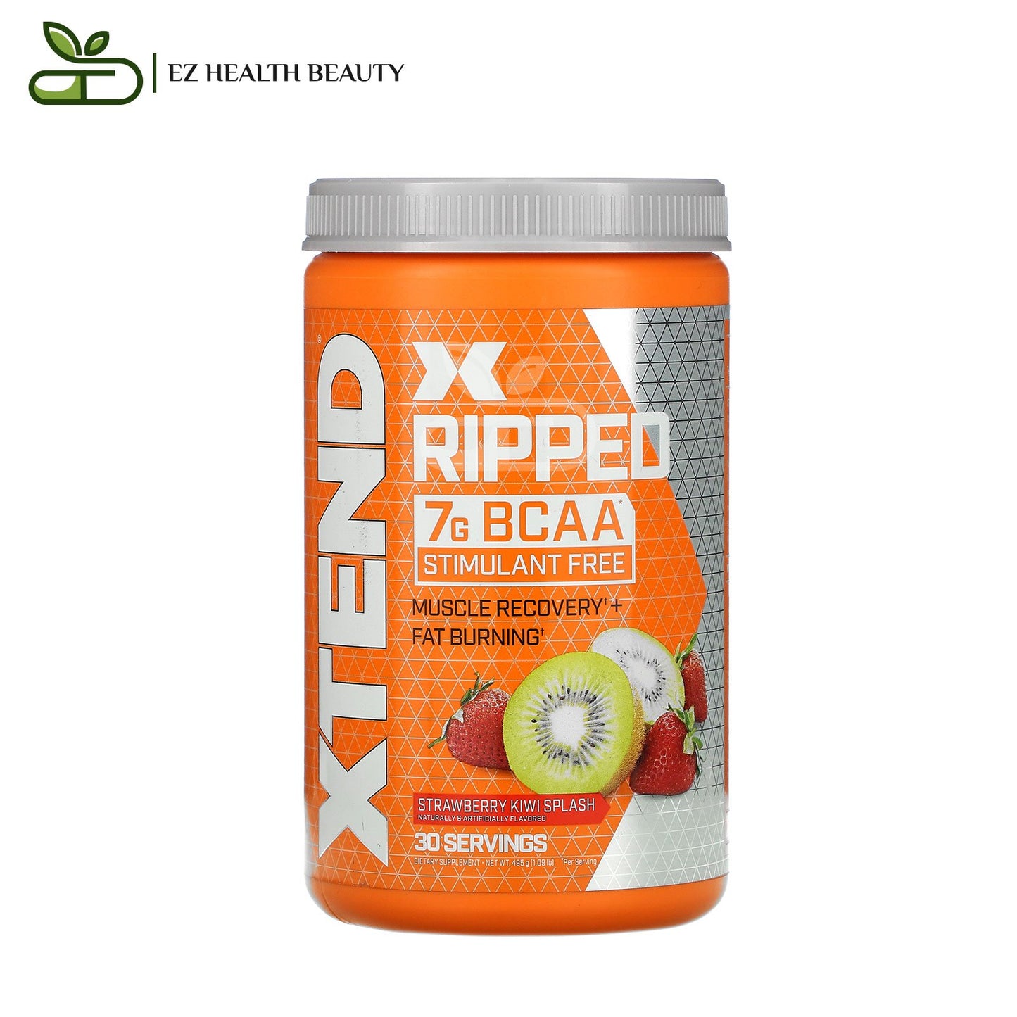 Ripped Bcaa Xtend Muscle Recovery Strawberry Kiwi Splash 495 GM