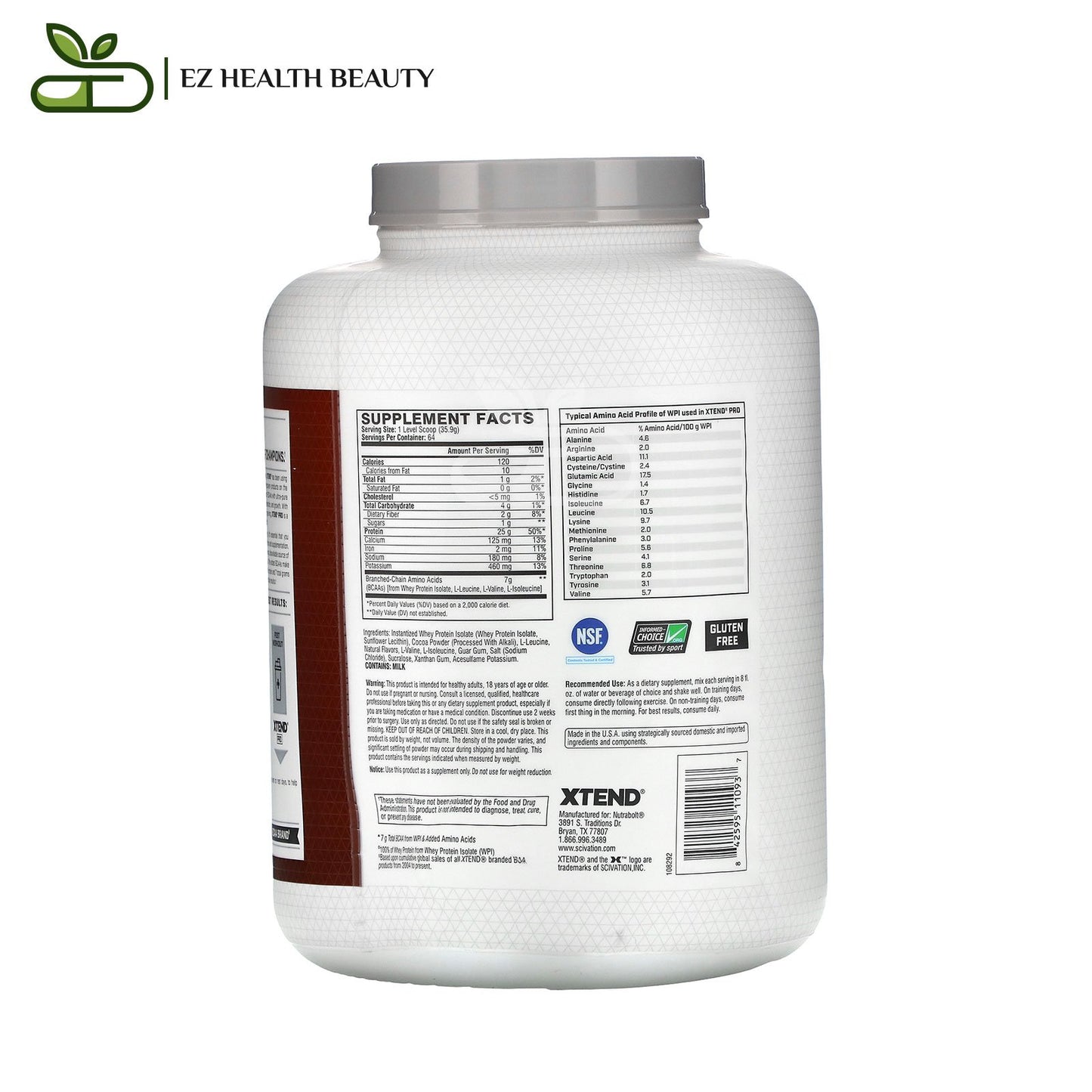 برو واي ايزوليت لدعم العضلات كعكة لافا بالشوكولاتة 2,3 كجم Pro Whey Isolate Xtend