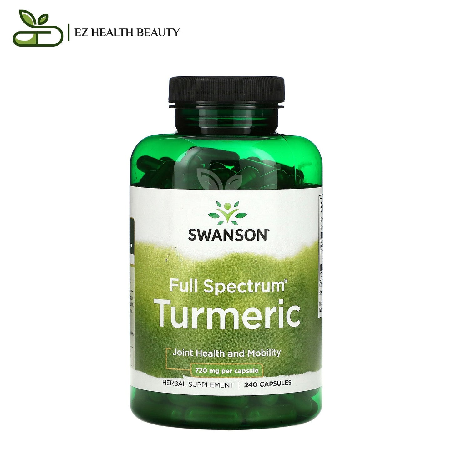 Full Spectrum Turmeric Capsule for Joint Swanson 360 mg 240 Caps