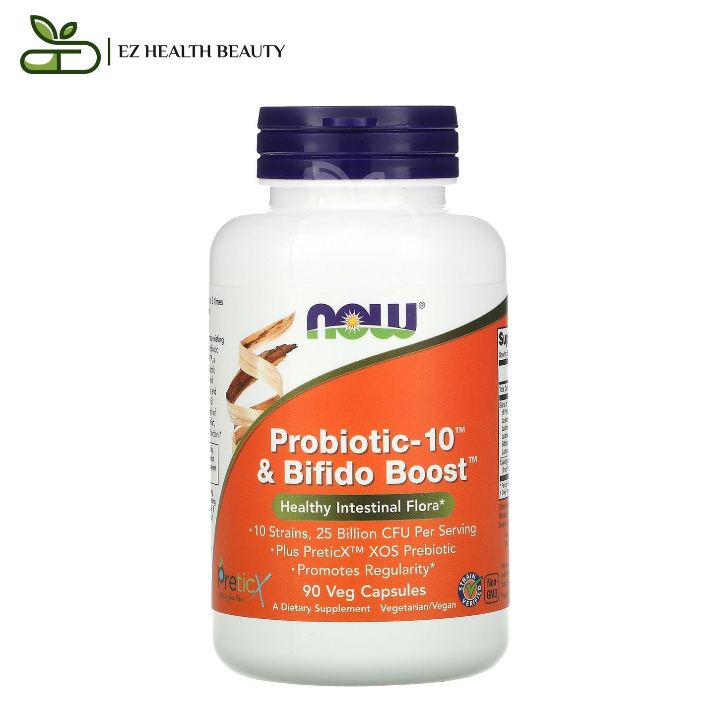 Best Probiotic 10 & Bifido Boost Capsules For Digestive Health Now Foods 90 Veg Capsules