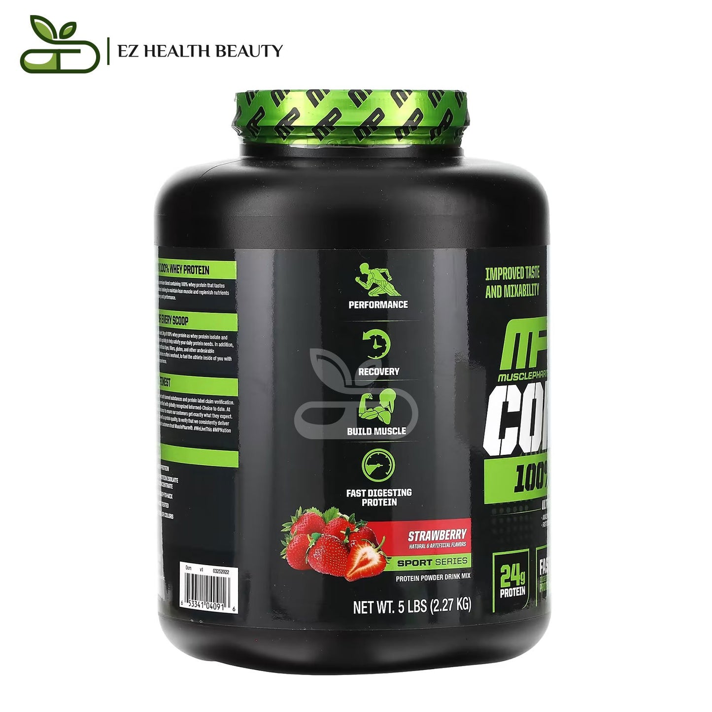 Musclepharm Combat Whey Protein Strawberry 2,269 GM