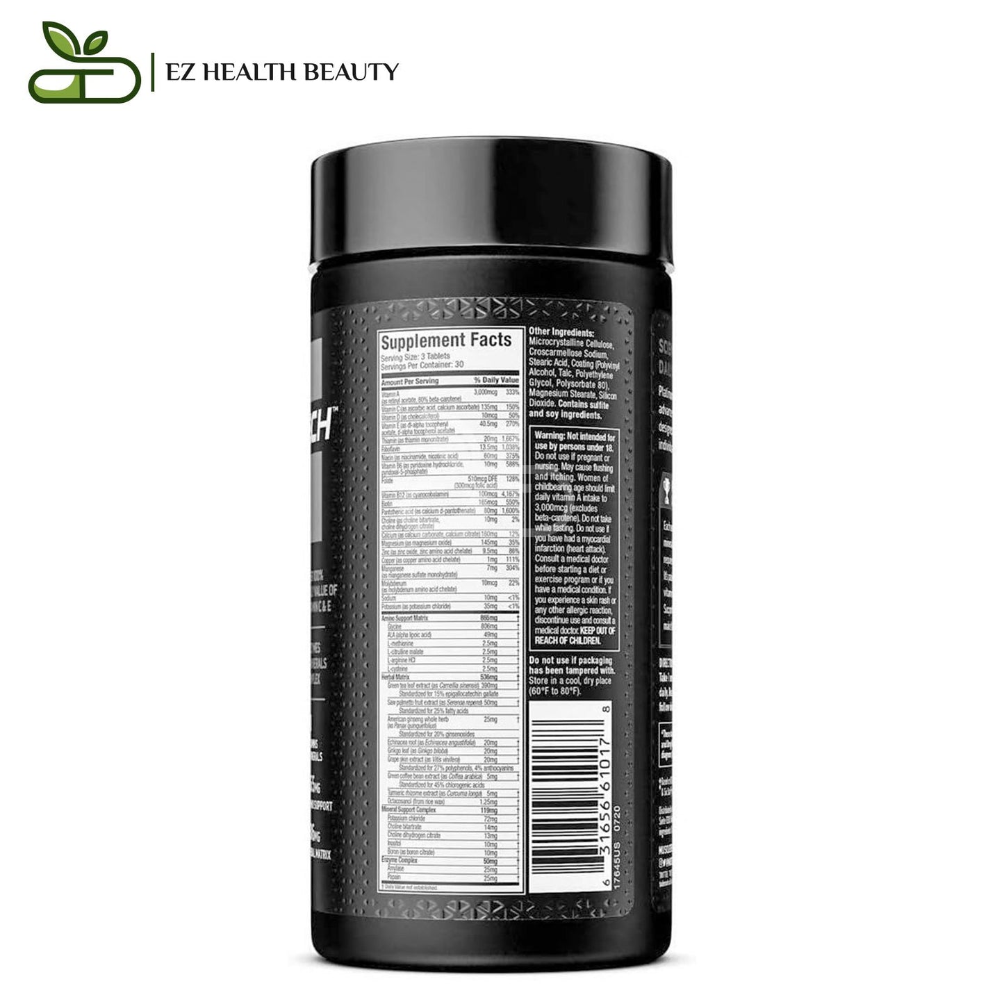 ماسلتيك كبسولات ملتي فيتامين بلاتينيوم – Muscletech Platinum Multivitamin