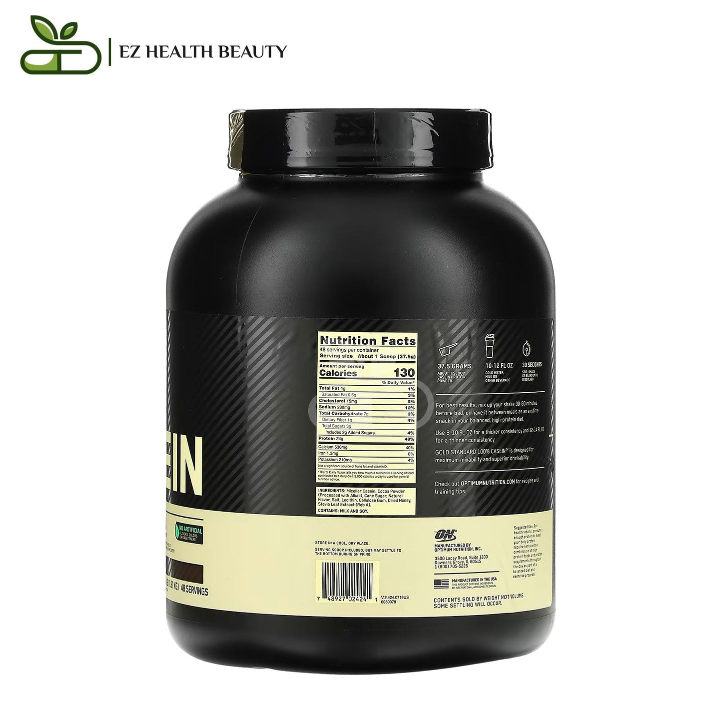 Optimum Nutrition Gold Standard Casein Chocolate 1.81 kg