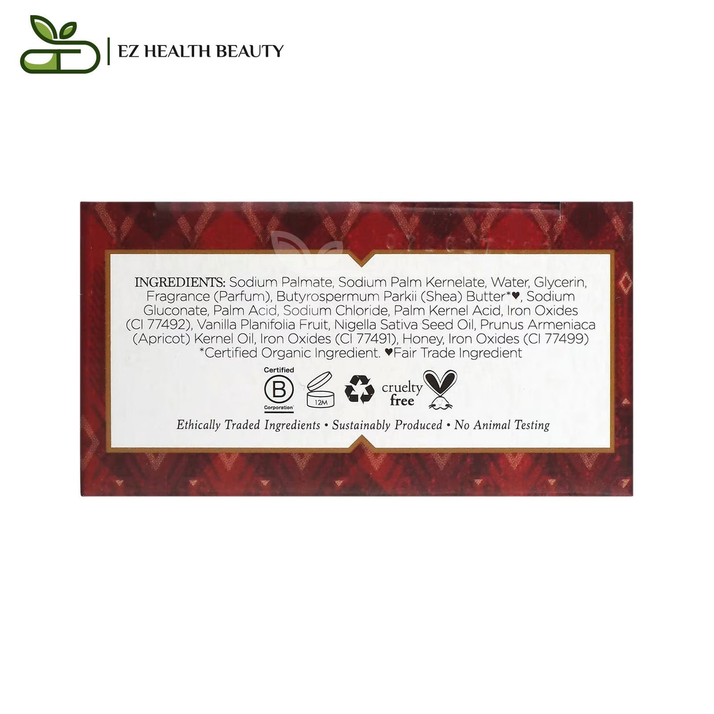 Nubian Heritage Honey and Black Seed Bar Soap 142 GM