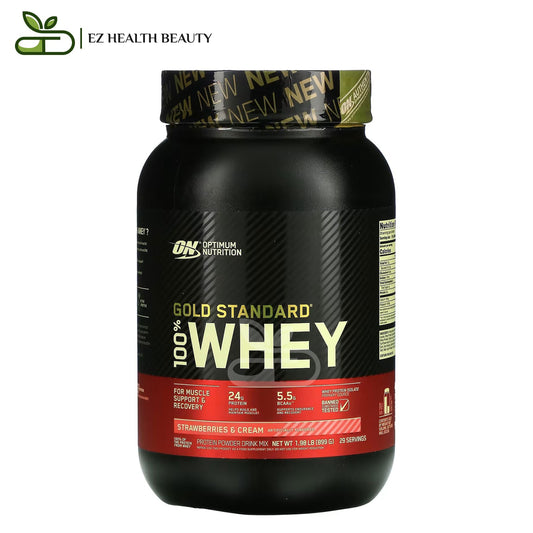 Optimum Nutrition Gold Standard Whey Strawberries And Cream 899 GM