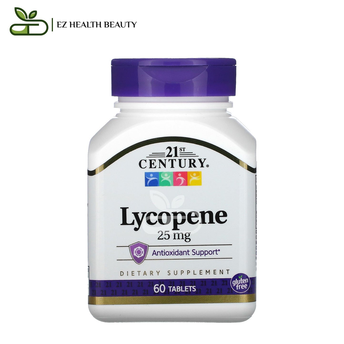 Lycopene Tablets Antioxidant Support 21st Century 25 mg 60 Tablets