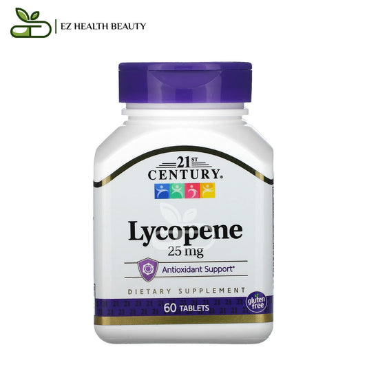 Lycopene Tablets Antioxidant Support 21st Century 25 mg 60 Tablets