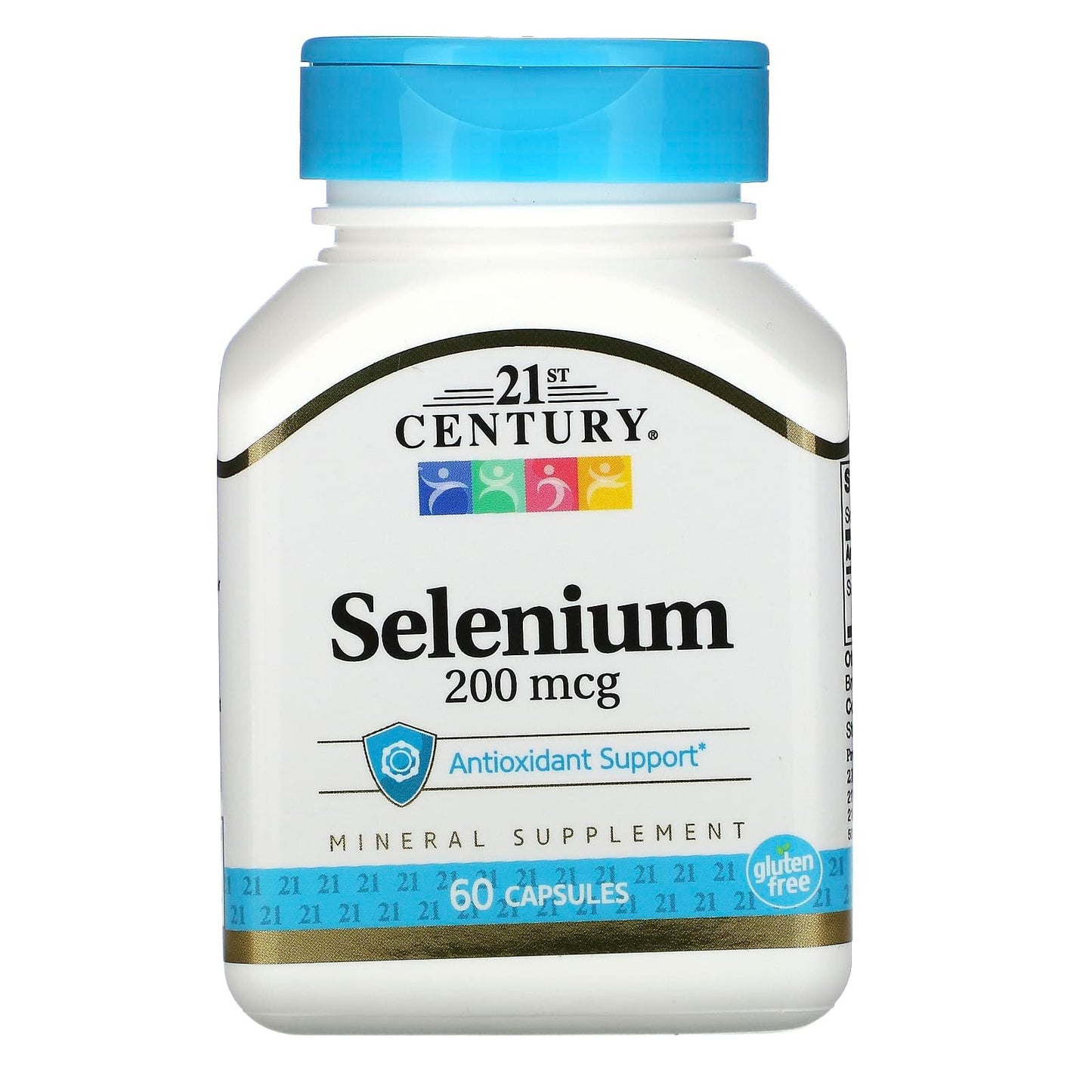 حبوب selenium لدعم جهاز المناعة 60 قرص 21st Century Selenium 200 mcg