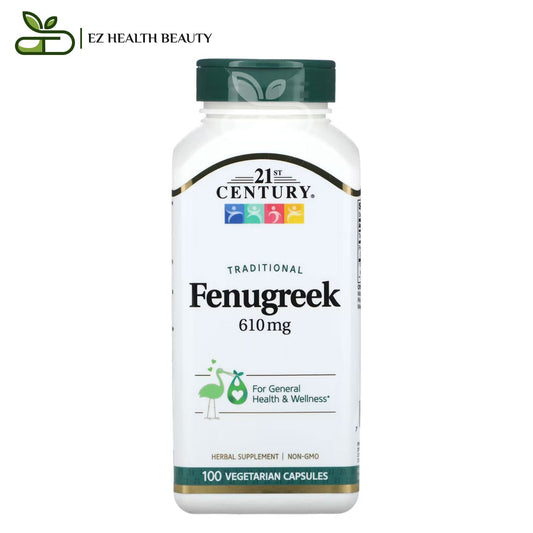 21st century fenugreek pills for overall health support - 100 vegetarian pills