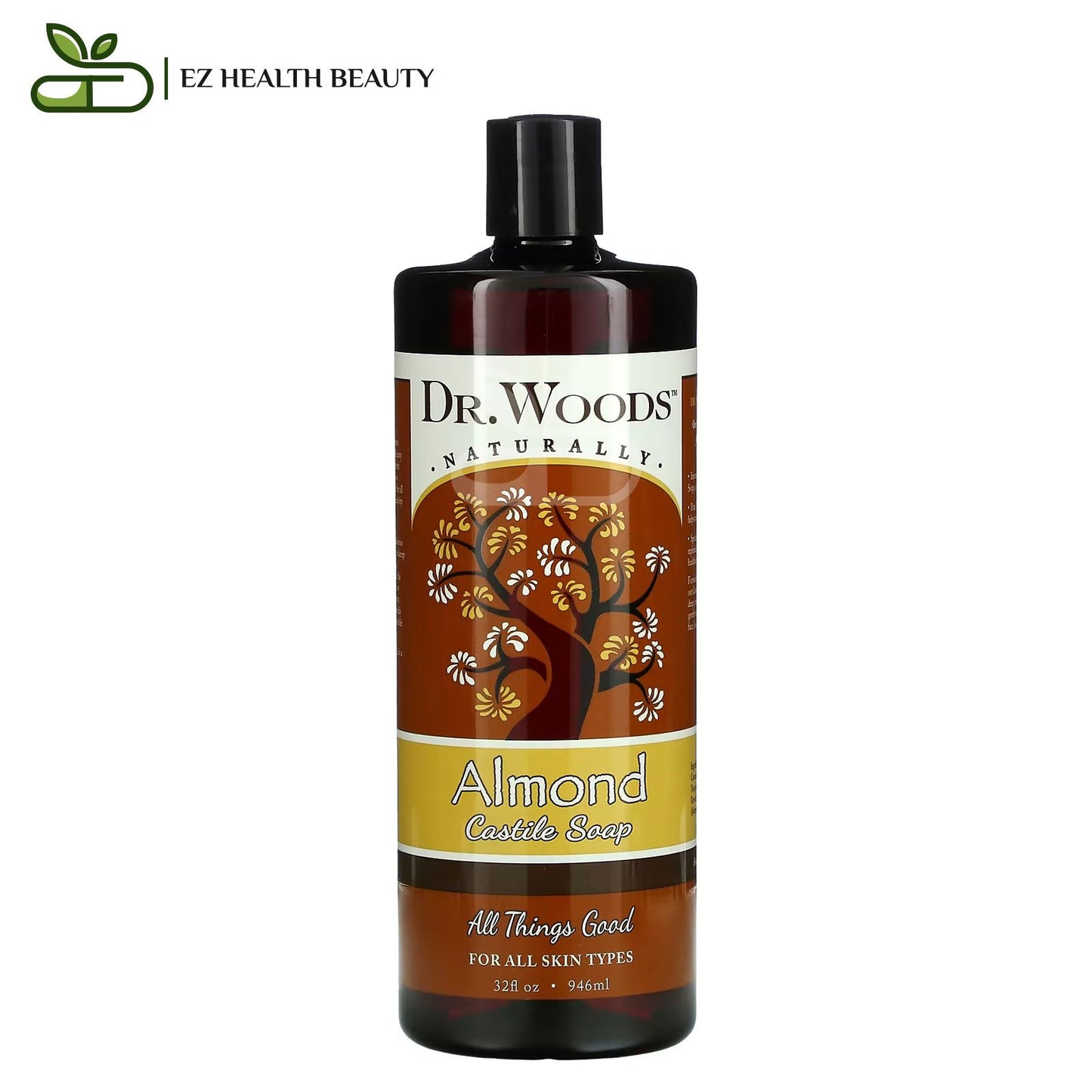 Dr Woods Almond Castile Soap 946 ml