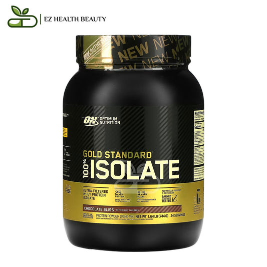 Whey Gold Standard isolate Chocolate Bliss Optimum Nutrition - (744 g) to build body muscles