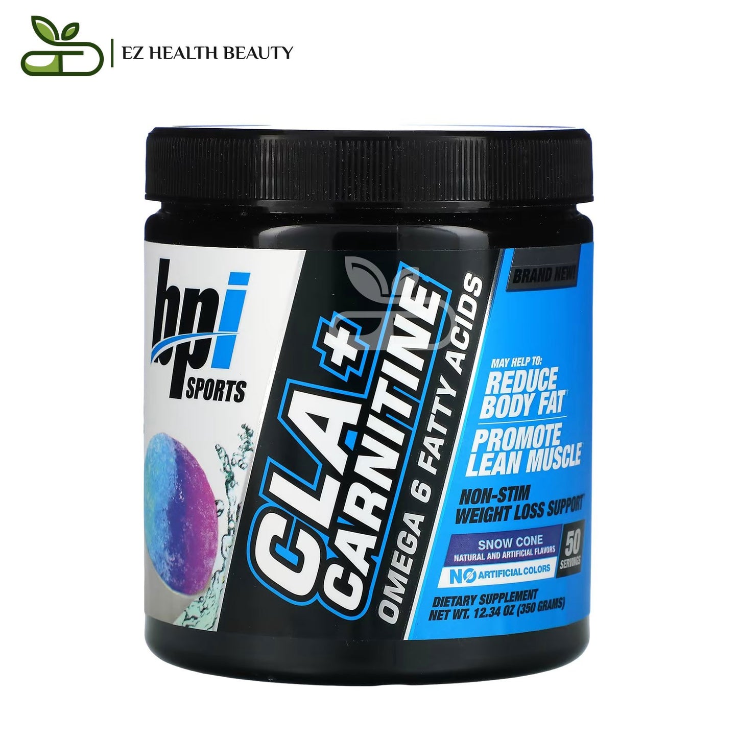 BPI Sports CLA + Carnitine For Weight Loss Snow Cone 350 GM