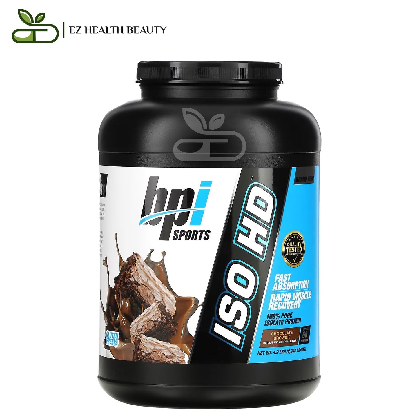 BPI Sports Iso HD Pure Isolate Protein Chocolate Brownie 2,208 GM