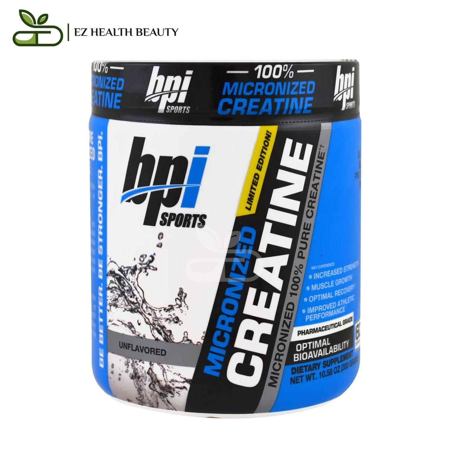 BPI Sports Micronized Creatine Muscle Builder Limited Edition Unflavored 300 GM