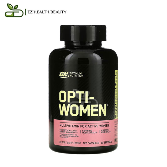 اوبتيمم نيوتريشن ملتي فيتامين اوبتي ومين للنساء عدد 120 كبسولة – opti women multivitamin