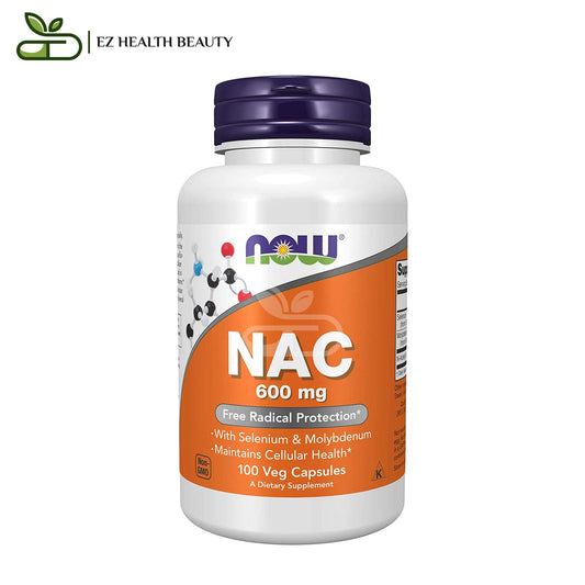 Nac Supplements Anti Oxidant Now Foods 600 MG 100 Veg Capsules