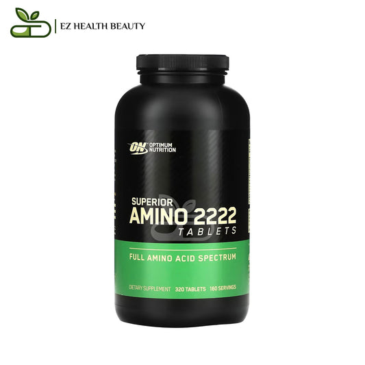 Superior Amino 2222 Optimum Nutrition - 320 Tablets to raising energy levels