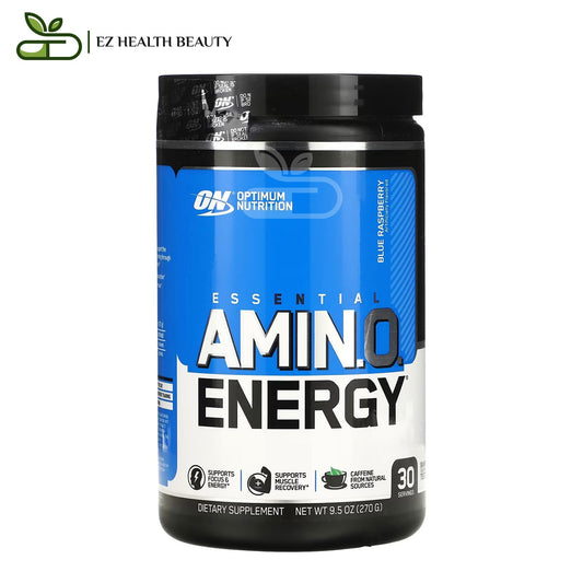 Essential Amino Energy Blue Raspberry Optimum Nutrition - (270 g) to Increased blood flow to muscle tissue