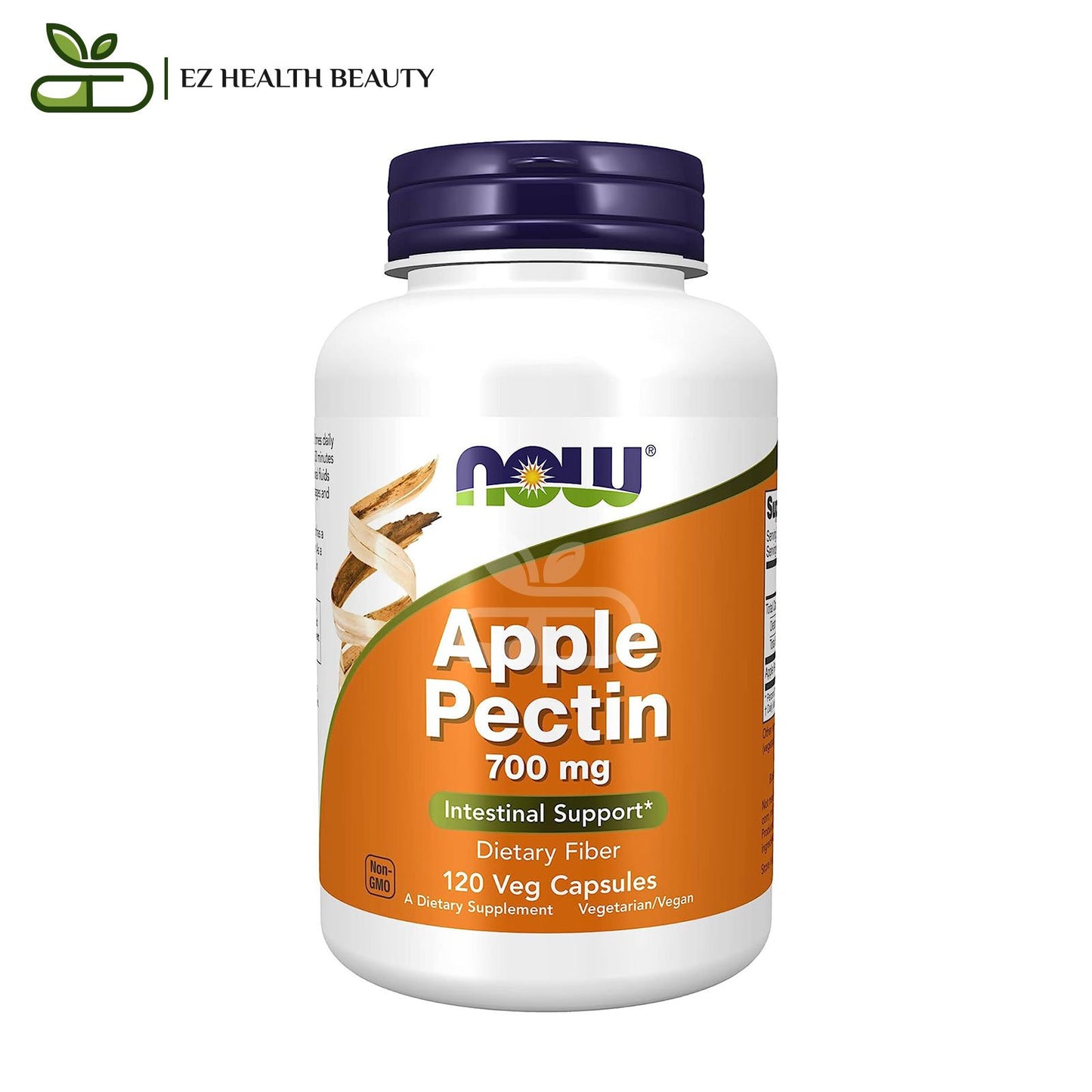 apple pectin for bowel health Now Foods 700 MG 120 Caps