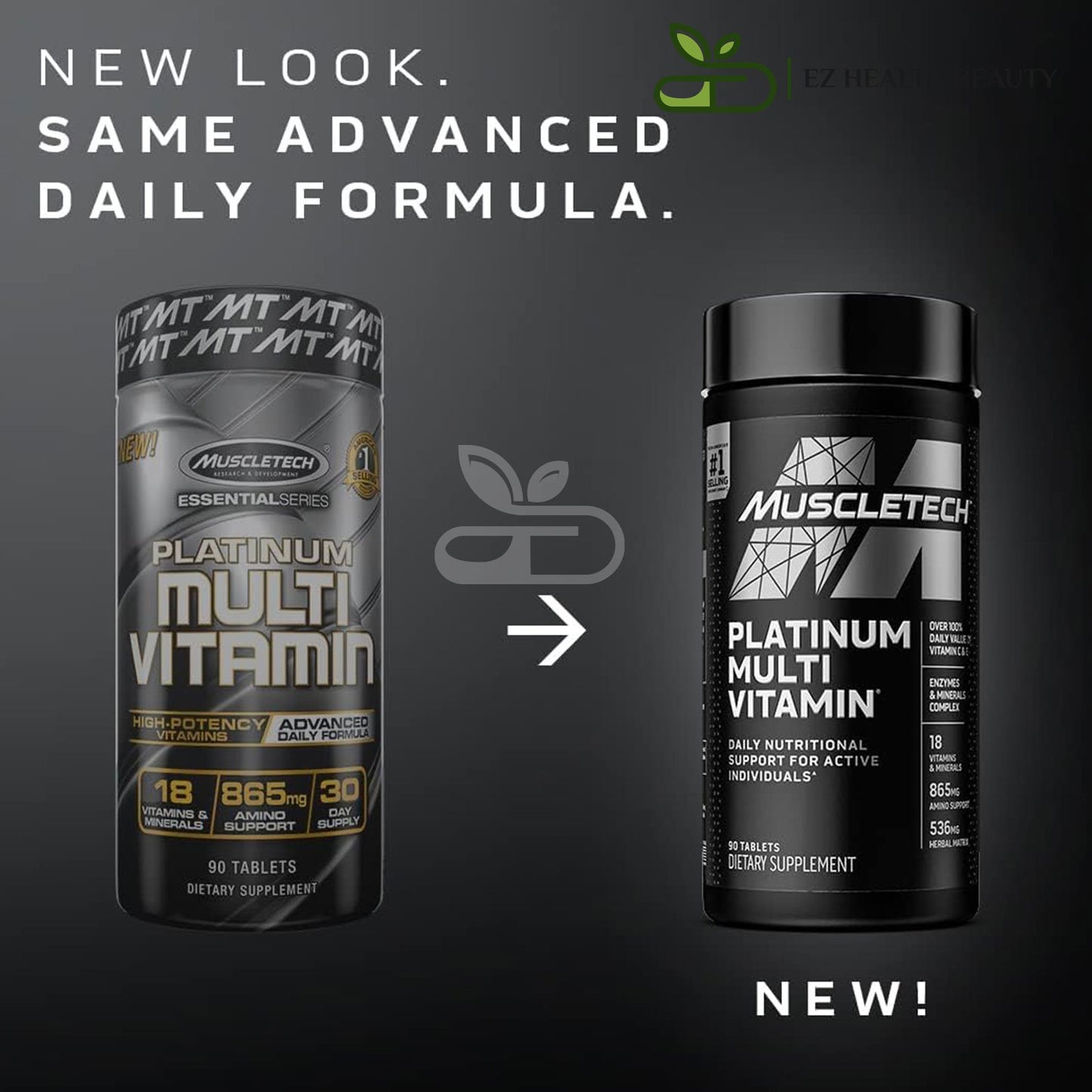 ماسلتيك كبسولات ملتي فيتامين بلاتينيوم – Muscletech Platinum Multivitamin