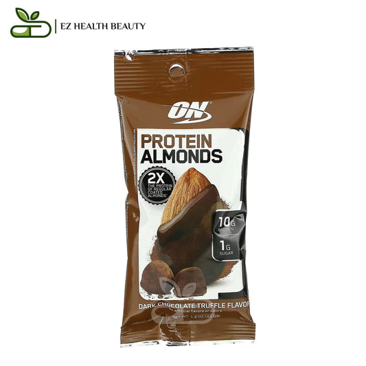 Protein Almonds Dark Chocolate Truffle Optimum Nutrition - 12 Packets - (43 g) Each