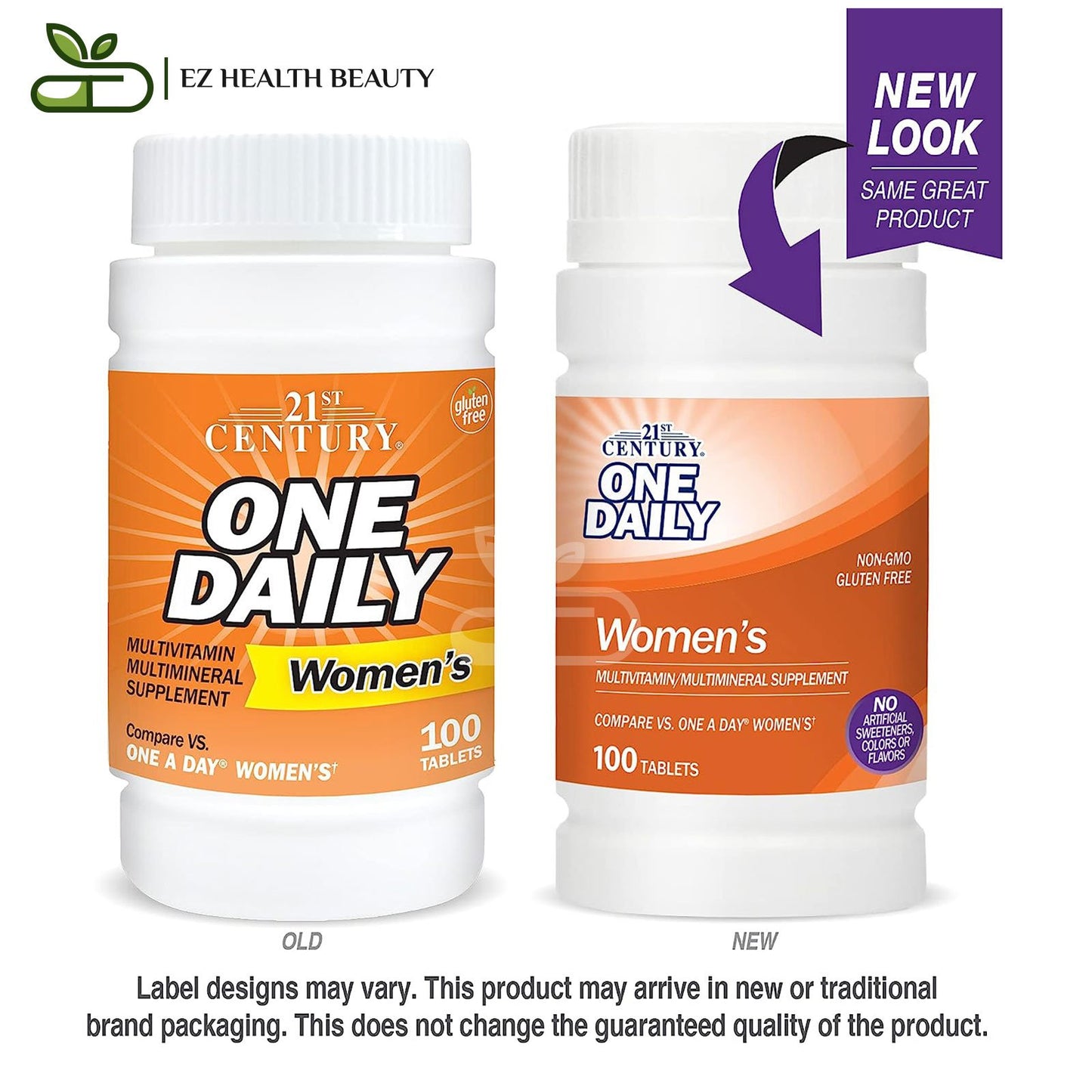 One Daily Multivitamin For Women 21ST Century 100 Tablets